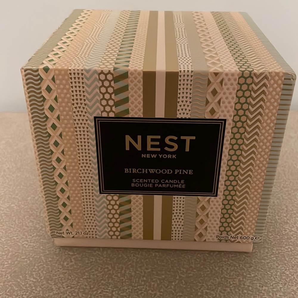 Nest fragrances birchwood pine 3 wick candle